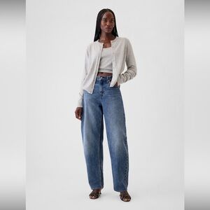 GAP High Rise Barrel Jeans